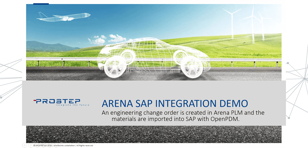 Engineering Change Order with ARENA PLM and SAP Integration Demo