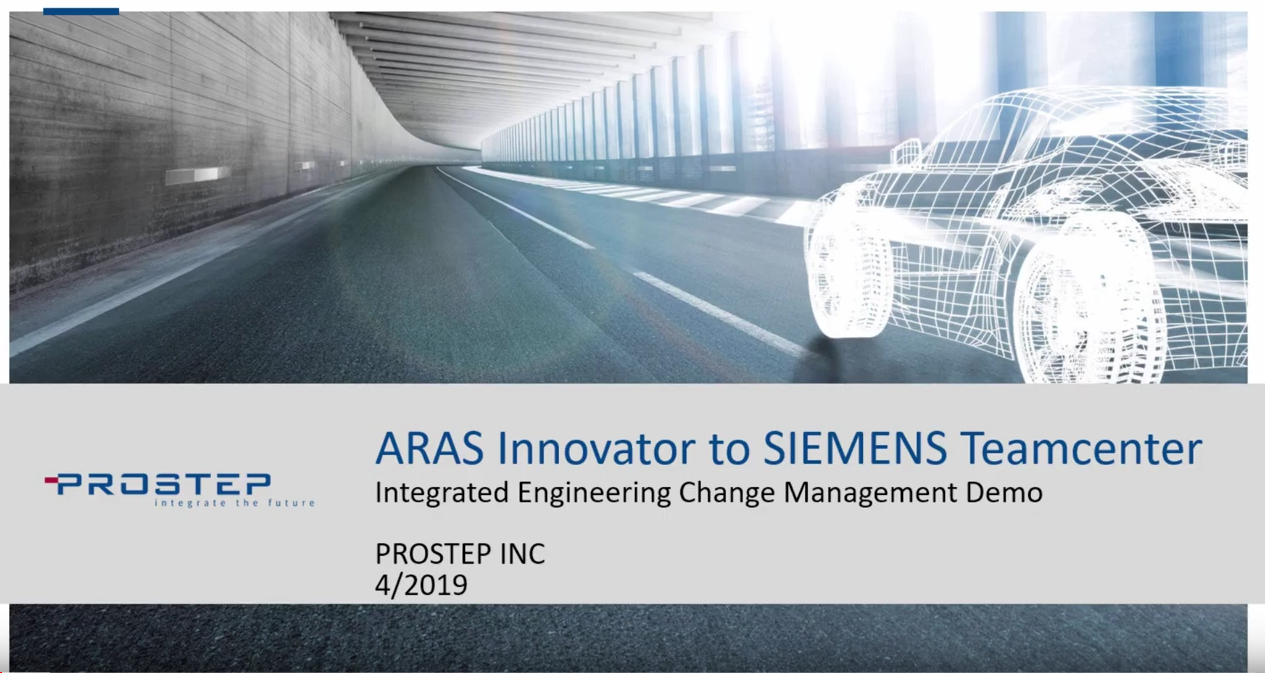 Integrated Change Management ARAS Innovator PLM and SIEMENS Teamcenter PLM