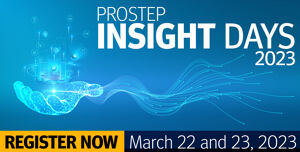 PROSTEP INSIGHT DAYS on 22 and 23 March 2023 online and live